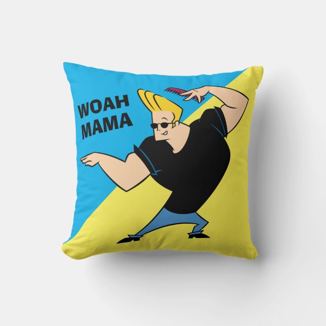 Coussin Johnny Bravo Combing Hair (Recto)