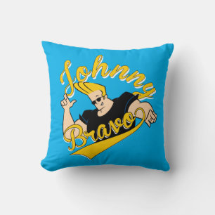 Coussin Johnny Bravo Graphisme sportif