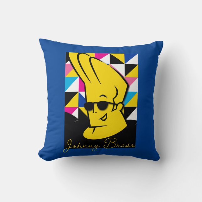 Coussin Johnny Bravo Pop Art Graphic (Recto)