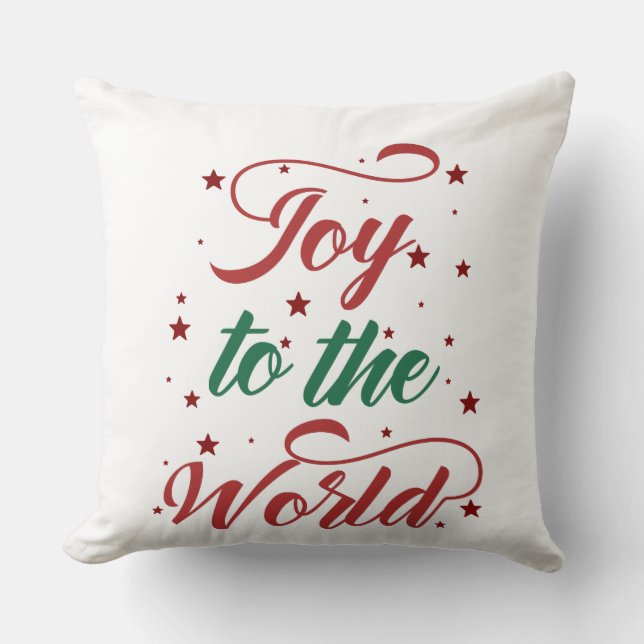 Coussin joie au monde (Recto)