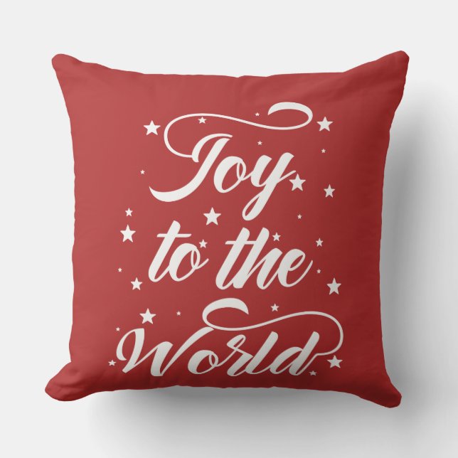 Coussin joie au monde Noël (Recto)