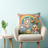 Coussin "Joie de créature colorée" (Chaise)