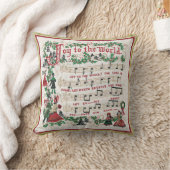 Coussin Joie de Noël au monde (Couverture)