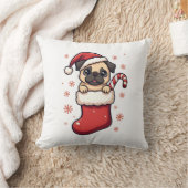 Coussin Joie de Santa Pug (Couverture)
