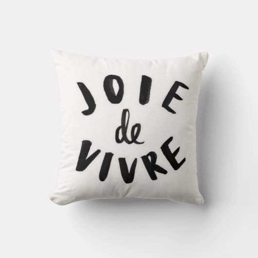 Coussin Joie De Vivre Pillow (Recto)
