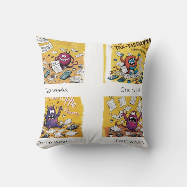 Coussin Joie fiscale (Recto)