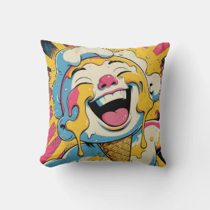 Coussin Joie Fondante – Explosion de Pop Art de Glace