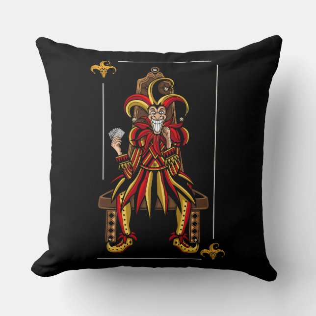 Coussin Jokers Wild (Recto)