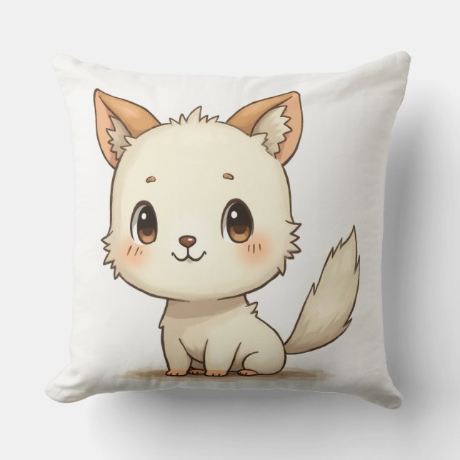 Coussin Joli, adorable, mignon petit chiot (Recto)