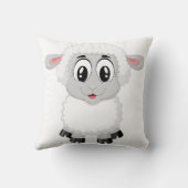 Coussin Joli agneau de ferme bébé (Verso)