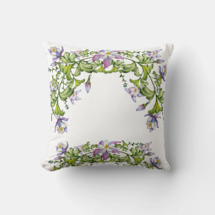 Coussin Joli arrangement de fleur de colonne délicate