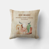 Coussin Joli bébé cow-boy (Verso)