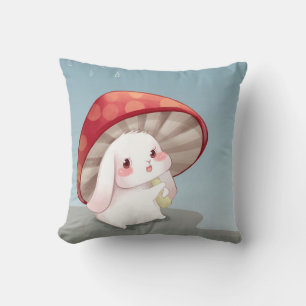 Coussin Joli Bunny aquarelle