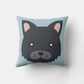 Coussin Joli Cartoon Puppy Face (Verso)