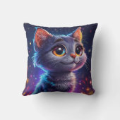 Coussin Joli chat de dessin animé (Verso)