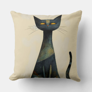 Coussin Joli chat de dessin animé