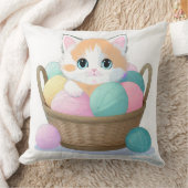 Coussin Joli chat kawaii (Couverture)