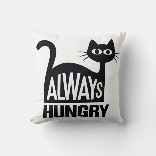 Coussin Joli chat noir (Recto)