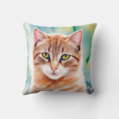 Coussin Joli chat orange (Verso)