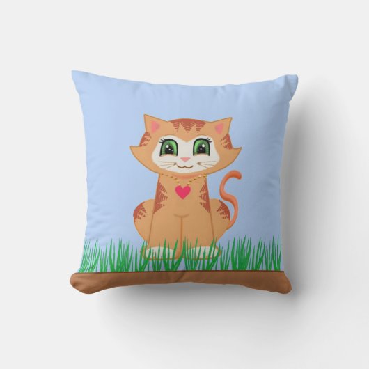 Coussin Joli chat tigré (Recto)
