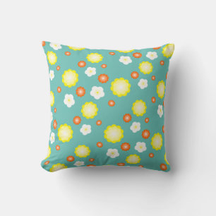 Coussin Joli coloré motif fleur de marguerite