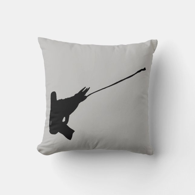 Coussin Joli coup ! Silhouette Chameleon de Jackson (Recto)