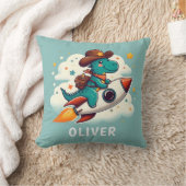 Coussin Joli cow-boy de l'espace dinosaure chevauchant une (Couverture)