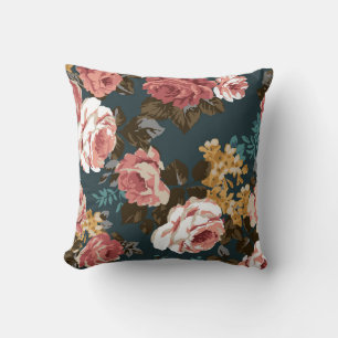 Coussin joli design de fleur illustration textile art, pat