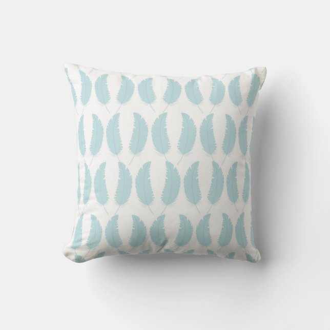 Coussin Joli design d'oreiller blanc à plumes  (Recto)