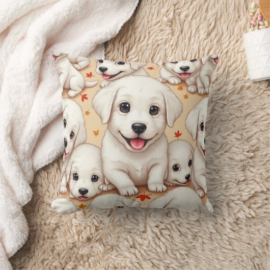 Coussin Joli et beau chiot (Couverture)