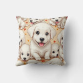Coussin Joli et beau chiot (Verso)