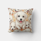 Coussin Joli et beau chiot (Recto)