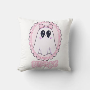 Coussin Joli Fantôme Spooky Rose BOO-tiful Kawaii