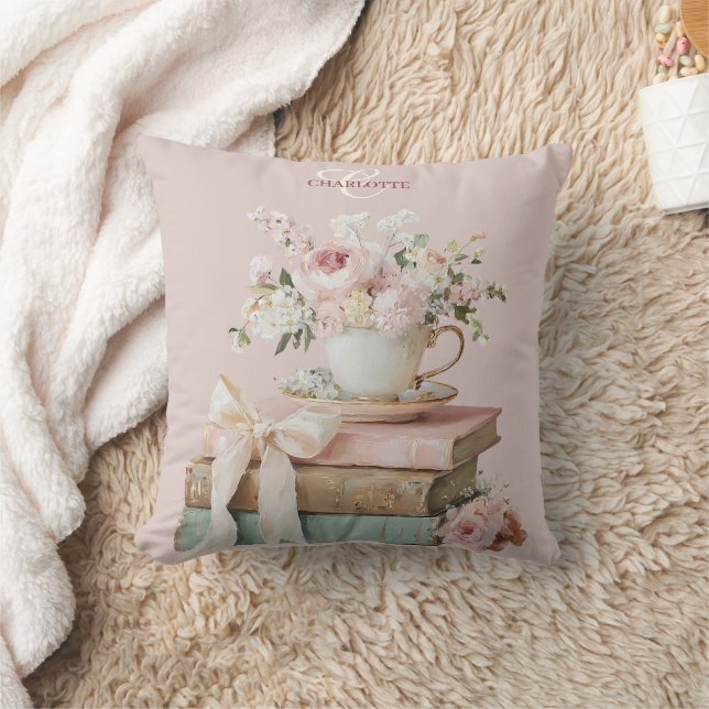 Coussin Joli Floral Littéraire (Couverture)