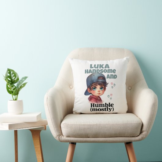 Coussin Joli Garçon Beau Et Humble (Chaise)