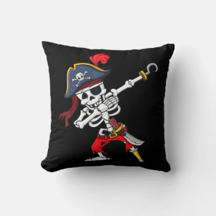 Coussin Joli Halloween Dabbing Pirate Skeleton Fun