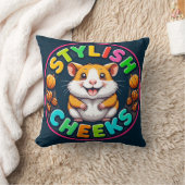 Coussin Joli Hamster aux Couleurs Vives (Couverture)