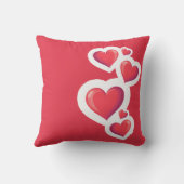 Coussin Joli jeu de mots sur les frites pour la Saint-Vale (Verso)