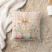 Coussin Joli Lapin de Pâques (Couverture)