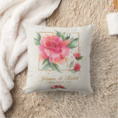 Coussin Joli mariage Rose à budget jardin (Couverture)
