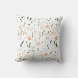 Coussin Joli modèle floral Fleur sauvage