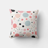 Coussin Joli motif à pois blanc (Recto)