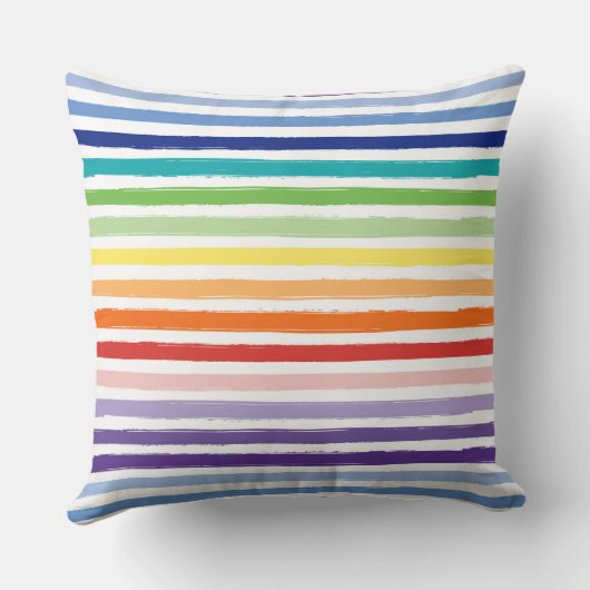 Coussin Joli Motif arc-en-ciel (Verso)