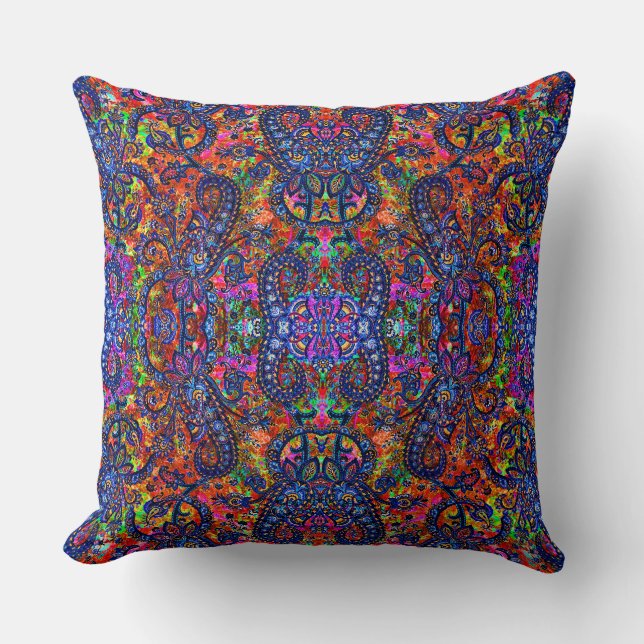 Coussin Joli motif de chakra coloré (Recto)