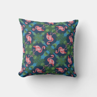 Coussin Joli motif flamant rose