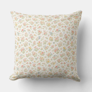 Coussin Joli motif floral discret sans couture