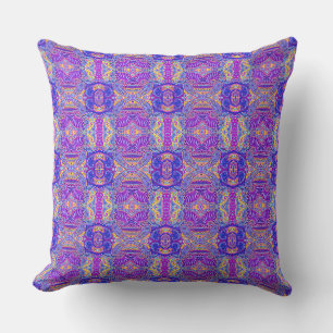 Coussin Joli motif paisley violet