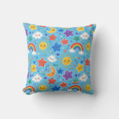 Coussin Joli motif transparent de l'espace arc-en-ciel (Recto)