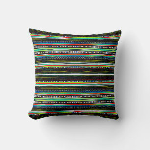 Coussin Joli motif tribal décoratif coloré