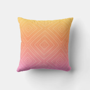 Coussin Joli Pastel Hypnotique Diamant Moderne Pop Art